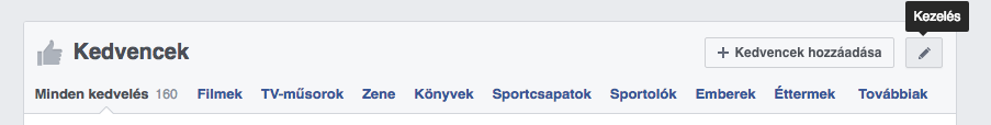 Facebook - Kedvencek